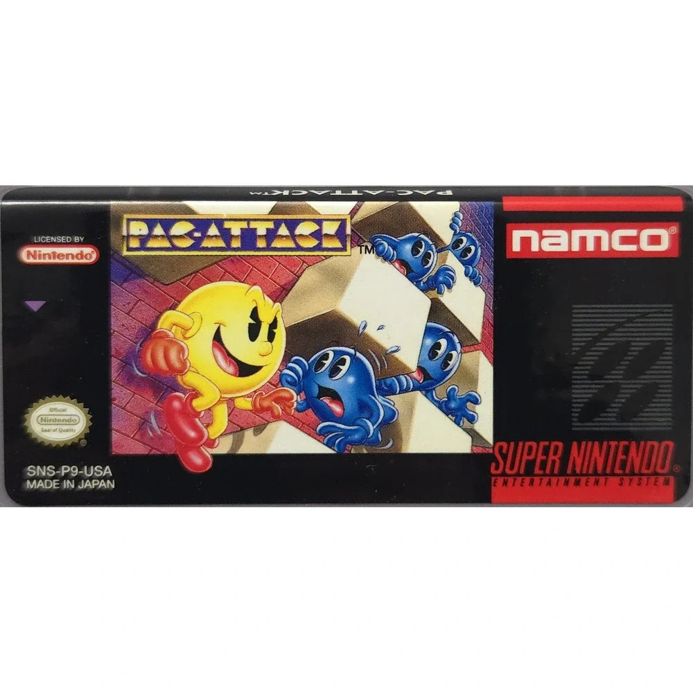 Pac-Attack - SNES - SNS-P9-USA -‎ CIB Complete - Authentic - Tested